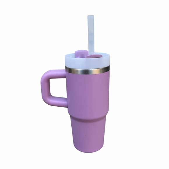 Stanley Youth Purple Quencher Thermos Bottle Travel Mug with Straw 14 oz - Picture 5 of 7